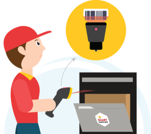 Sicherer Paketbriefkasten für Briefe und Pakete