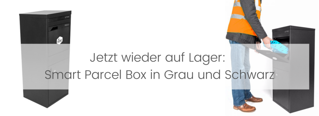 Smart Parcel Box Paketbox in Schwarz