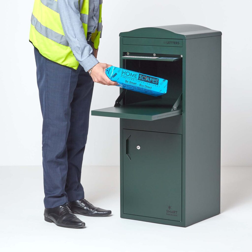 Große Smart Parcel Box Paktbox mit gebogenem Dach in Dunkelgrün 329,99 €