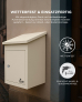 SMART PARCEL BOX™ Paketbriefkasten creme, Wandbriefkasten mit Paketfach