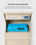 SMART PARCEL BOX™ Paketbriefkasten creme, Wandbriefkasten mit Paketfach