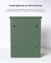 SMART PARCEL BOX™ Paketbriefkasten grün, Wandbriefkasten mit Paketfach