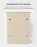 SMART PARCEL BOX™ Paketbriefkasten creme, Wandbriefkasten mit Paketfach