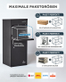 SMART PARCEL BOX™ L schwarz, große Paketbox für alle Paketdienste