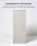 SMART PARCEL BOX™ XXL – Paketbriefkasten creme mit Schrägdach