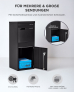 SMART PARCEL BOX™ L schwarz, große Paketbox für alle Paketdienste