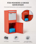 SMART PARCEL BOX™ L rot, große Brief- & Paketbox für alle Paketdienste