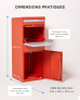 SMART PARCEL BOX™ L rot, große Brief- & Paketbox für alle Paketdienste