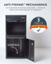 SMART PARCEL BOX™ XL schwarz, großer Standbriefkasten mit Paketbox