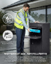 SMART PARCEL BOX™ XL schwarz, großer Standbriefkasten mit Paketbox