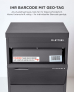 SMART PARCEL BOX™ XL schwarz, großer Standbriefkasten mit Paketbox