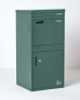 SMART PARCEL BOX™ XL grün, großer Standbriefkasten mit Paketfach