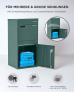 SMART PARCEL BOX™ XL grün, großer Standbriefkasten mit Paketfach