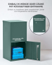 SMART PARCEL BOX™ XL grün, großer Standbriefkasten mit Paketfach
