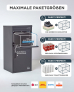 SMART PARCEL BOX™ XL schwarz, großer Standbriefkasten mit Paketbox