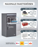 SMART PARCEL BOX™ XL grau, großer Standbriefkasten mit Paketfach
